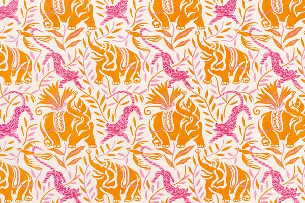 Picture of LA JUNGLE PRINTED WALLPAPER