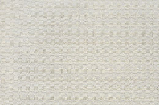 Outdoor performance fabric with woven textures in lime green and white colours 