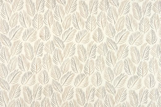 Armatures Feuilles wallpaper in slate grey neutrals, featuring a subtle leaf design with a sophisticated, nature-inspired pattern, perfect for adding elegance to any interior