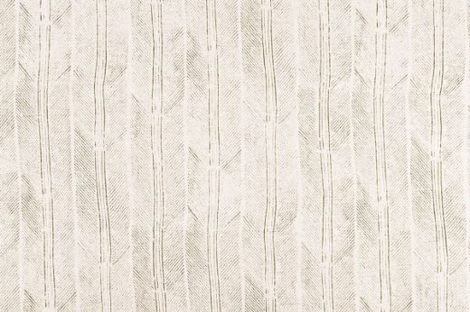 Tonal natural feather stripe print for a subtle, neutral effect
