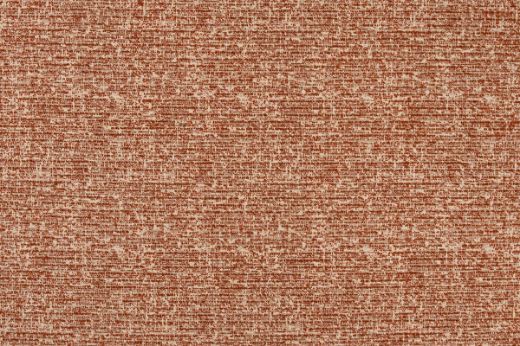 Ramble Woven Fabric in Terracotta – earthy red-orange tones in a linear woven design with rich artisanal texture.
