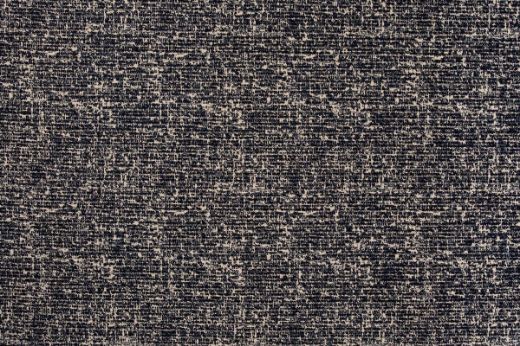 Ramble Woven Fabric in Indigo – deep blue geometric lines over a neutral background create a bold yet elegant woven texture.