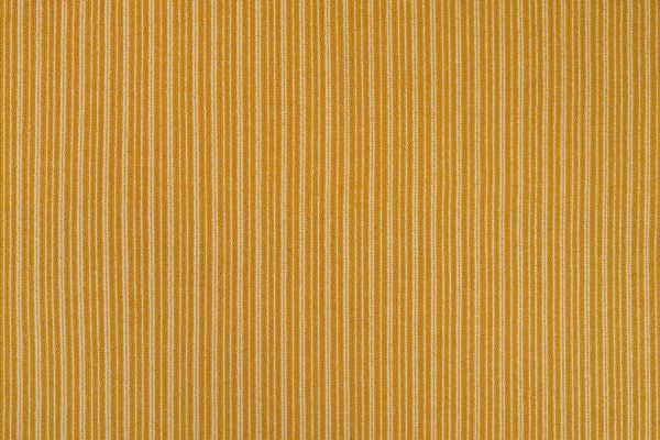 Divide Woven Fabric in Lemon, featuring a two-tone stripe in warm yellow and neutral tones, adding a soft, earthy brightness to interior schemes.