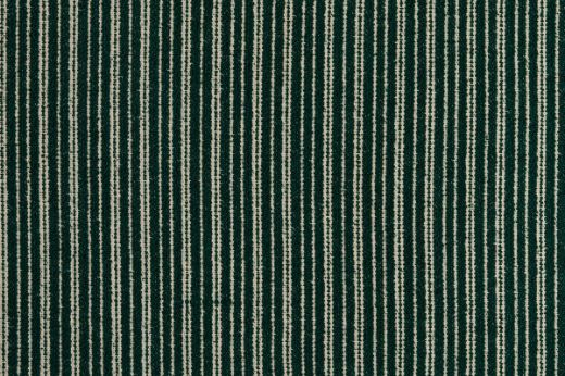 Divide Woven Fabric in Emerald, with vibrant green and neutral stripes in a textured weave, offering a bold and refreshing accent for interiors.