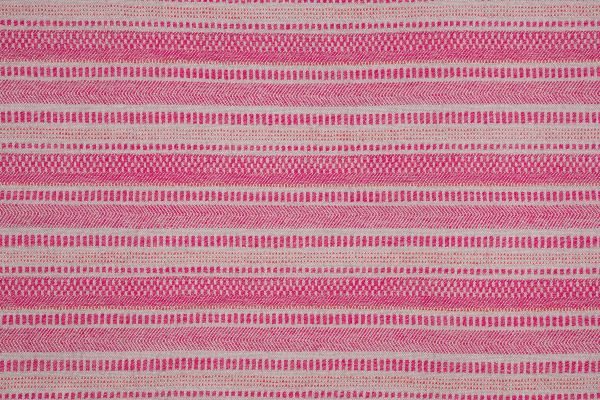Go With the Flow fabric in Hot Pink, featuring dynamic stripes with a bold, vibrant color contrast and textured details.