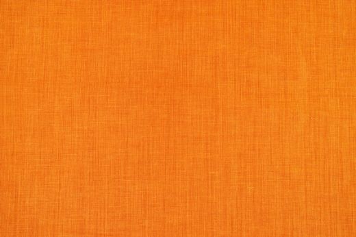 Soprano plain coloured printed linen fabric in bright orange colour. Ideal for upholstery, curtains, and home decor accessories.