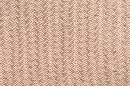 Tangle woven fabric in terracotta colour, an intricate textured design by And Objects.