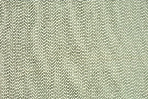 Geometric zig zag woven fabric in colour sage