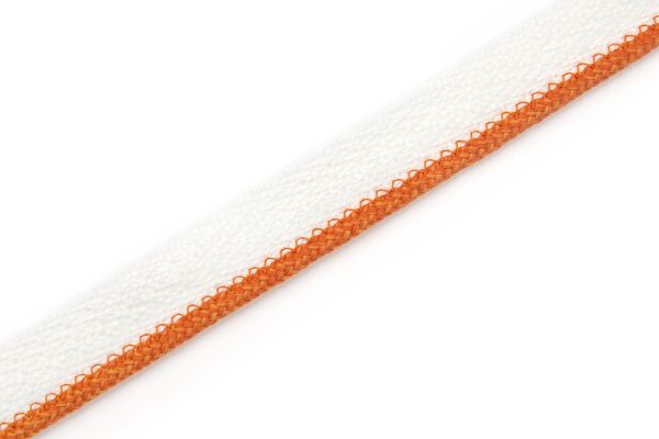 Vertelli piping in bright orange colour