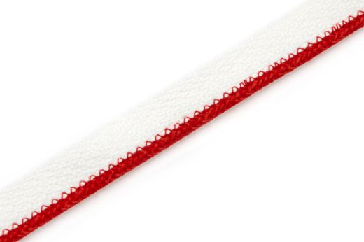 Vertelli piping in red colour