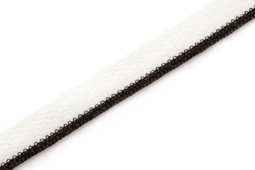Vertelli piping in black colour