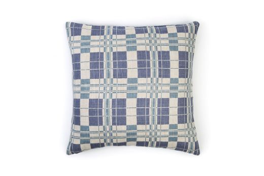 Picture of Plaid Indigo Cushion 