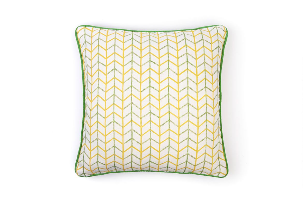 Picture of Small Way Lemon Cushion 