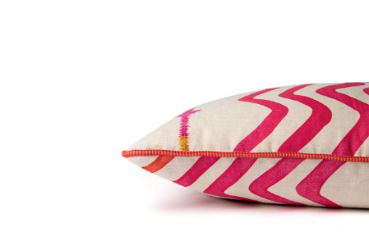Picture of Rick Rack Hot Pink Cushion 