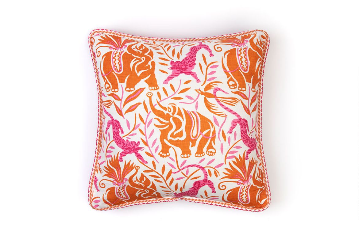 Picture of  La Jungle Hot Pink Cushion