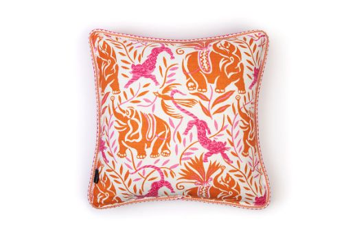 Picture of  La Jungle Hot Pink Cushion