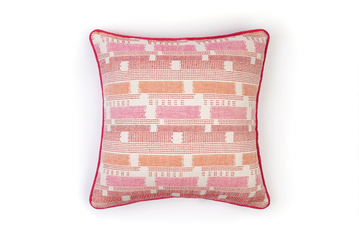 Picture of  Loom Weave Hot Pink Cushion  