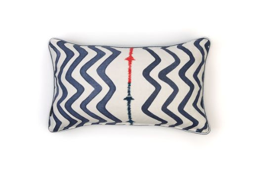 Picture of Rick Rack Indigo Cushion  