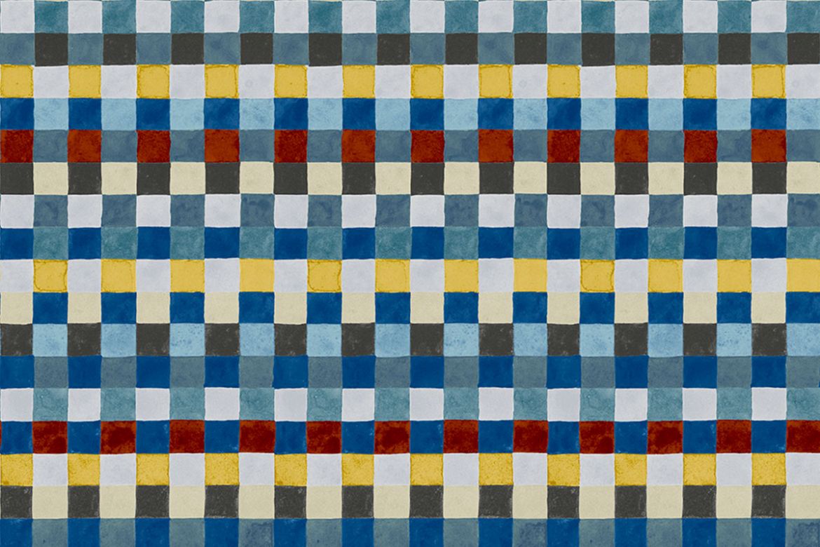 Picture of CHILD'S CHECK WALLPAPER