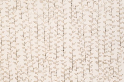 Vertical vines with tea leaves in tonal shades of natural colours 