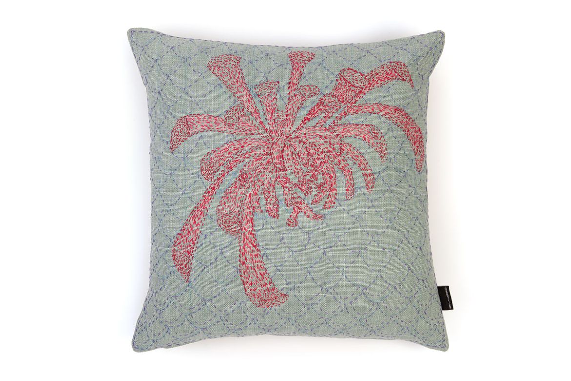 Picture of Refugee Craft Group Chrysanthemum Cushion