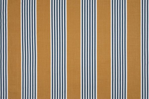 Vertical stripe in mustard yellow and navy