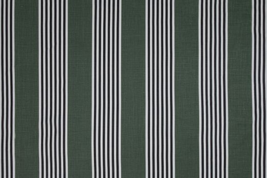 Vertical stripe in olive green and navy