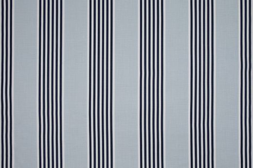 Vertical stripe in pale blue and navy