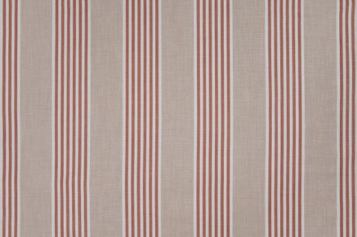 Vertical stripe in warm light brown and terracotta 