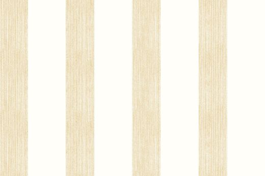 Vertical stripes in gold yellow colour on a wallpaper 
