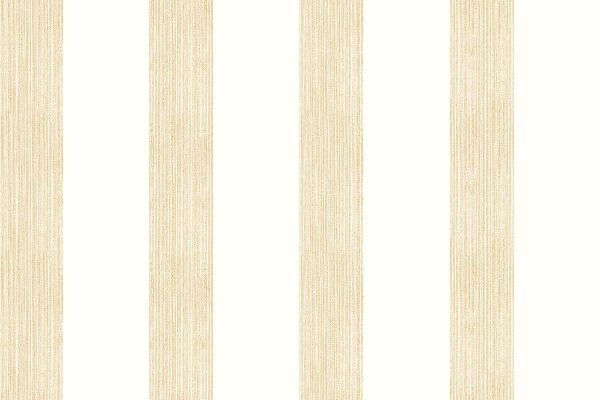 Vertical stripes in gold yellow colour on a wallpaper 