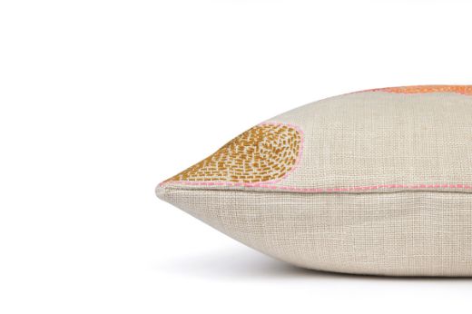 Picture of Heart Flowers Cushion 