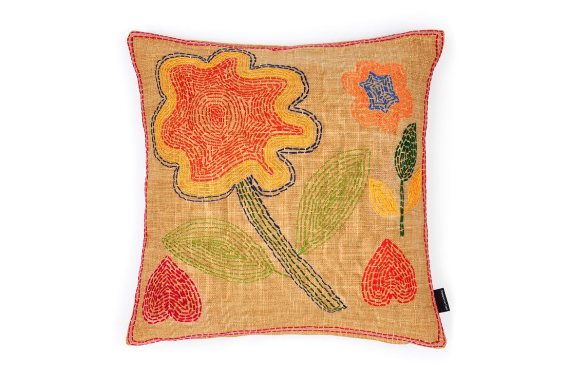 Picture of Refugee Craft Group Sunflowers Cushion 