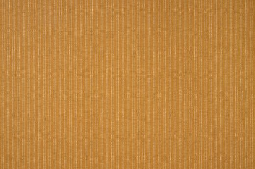 Algonquin fabric in yellow colour, has ticking stripe in vertical lines in white 