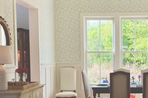 Picture of PUZZLE PRINTED WALLPAPER