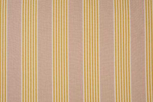 Vertical stripe in lemon yellow and soft pink 