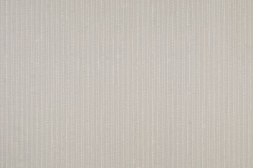 Algonquin fabric in light grey colour, has ticking stripe in vertical lines in white 