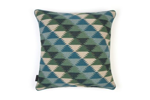 Picture of Busy Lizzie Aqua Cushion  