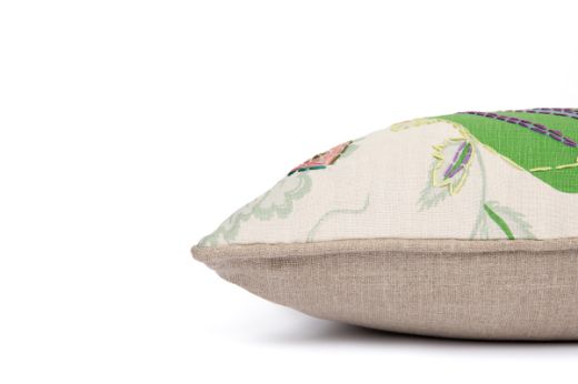 Picture of CARNIVAL EMBROIDERED CUSHION GREEN THREE