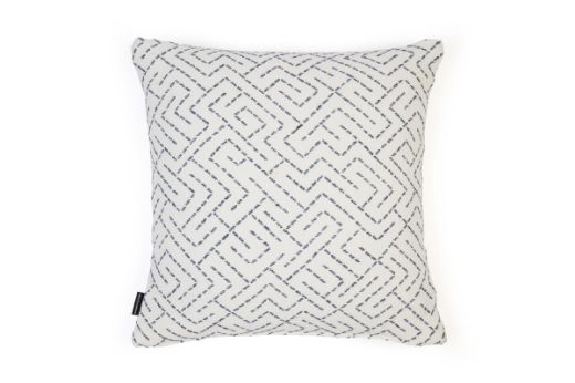 Picture of Triangulated Woven Indigo Cushion