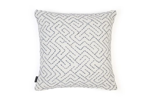 Picture of Triangulated Woven Midnight Blue Cushion