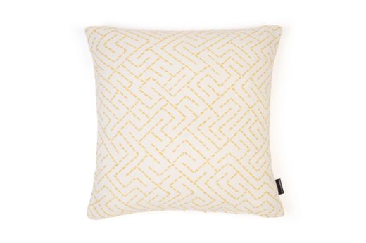 Picture of Triangulated Woven Lemon Cushion 