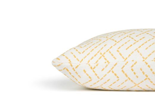 Picture of Triangulated Woven Lemon Cushion 