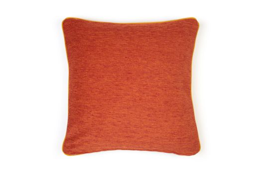 Picture of Sandy Lane Cushion Arancio with Pop Art Green Trim Cushion