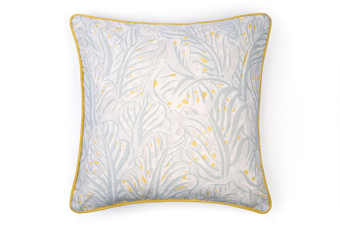 Picture of  Milles Feuilles Pale Blue Cushion 