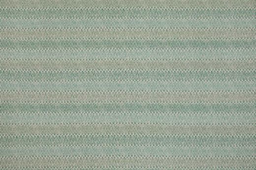Himba Perennials, performance weave fabric in green tones with a subtle ombré effect creating depth and texture. Inspired by a traditional ethnic weave it has an open weave structure. Designed by Perennials for Christopher Farr Cloth 