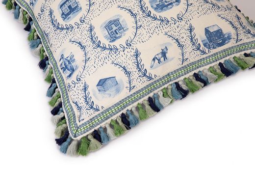 Picture of Set the Scene Royal Blue Cushion