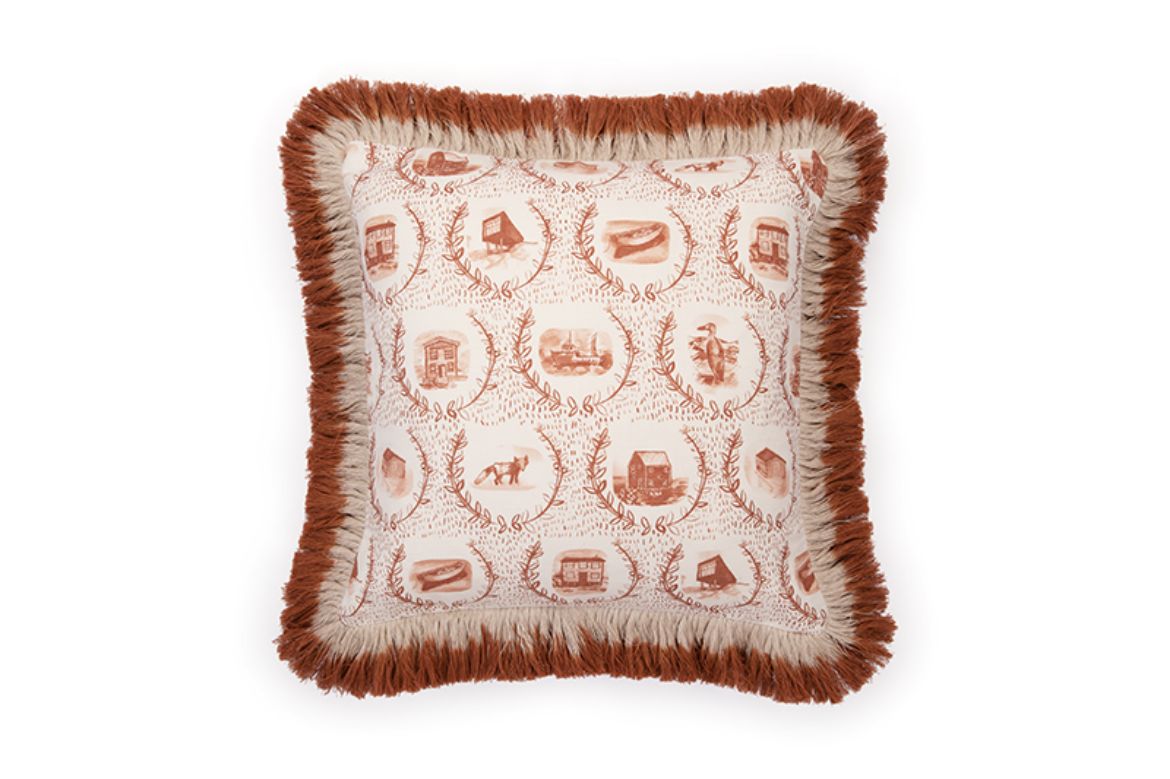 Picture of Set The Scene Terracotta Cushion 