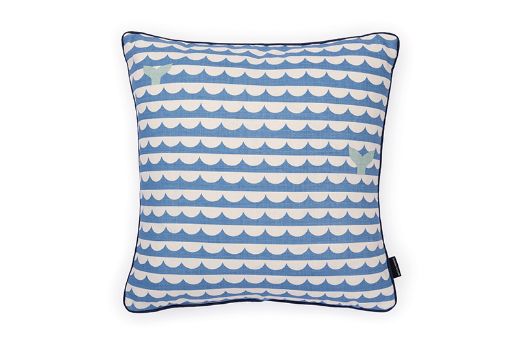 Picture of We Sailed Away Royal Blue Cushion