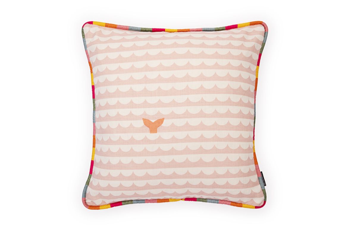 Picture of We Sailed Away Peach Cushion 